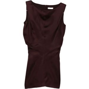 Khaite, Dames, Jurken, Rood, Maat: S Zijde,