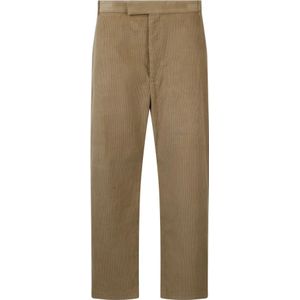 Thom Browne, Heren, Broeken, Bruin, Maat: M Corduroy,