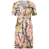Vera Mont - Jurk - Veelkleurig - Leer - Tropische Print