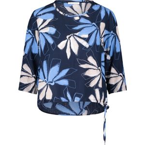Betty & Co - Blouse met Print - Blauw - Dames