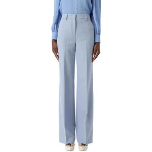 Liu Jo, Dames, Broeken, Blauw, Maat: L Poliester,