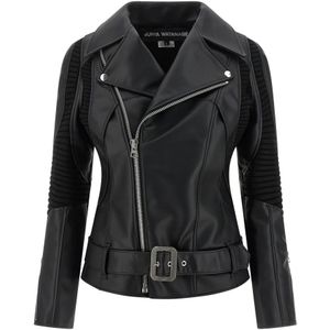 Junya Watanabe, Dames, Jassen, Zwart, Maat: L Leer,