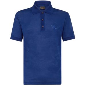 Billionaire, Heren, Tops, Blauw, Maat: XS Katoen,