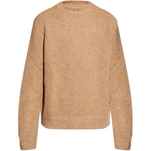 Jil Sander, Heren, Truien, Beige, Maat: L Wol,