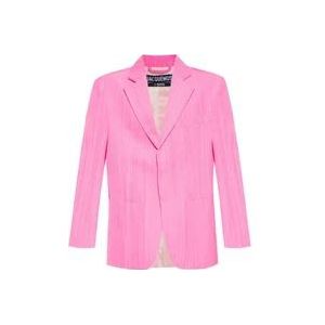 Jacquemus Blazer , Pink , Dames , Maat: 2XS