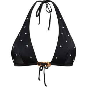 Versace, Dames, Badkleding, Zwart, Maat: L Poliester,