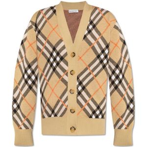 Burberry Geruite Patroon Vest , Multicolor , Dames , Maat: XS