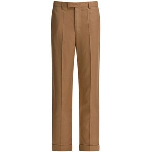 Valentino, Heren, Broeken, Beige, Maat: M Viscose,