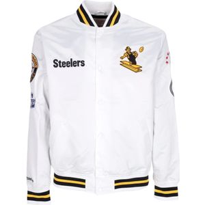 Mitchell & Ness, Heren, Jassen, Wit, Maat: XL Poliester,