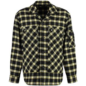 Versace, Heren, Jassen, Zwart, Maat: S Wol,