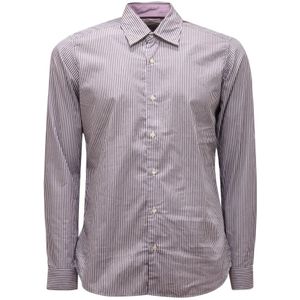 Etro, Heren, Overhemden, Bruin, Maat: S Katoen,