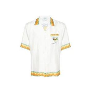 Casablanca Short Sleeve Hemden , Multicolor , Heren , Maat: M