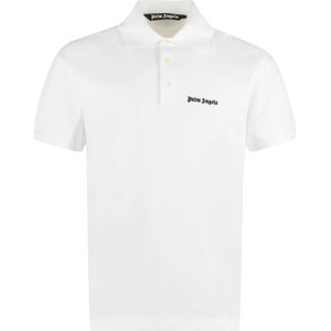 Palm Angels, Heren, Tops, Wit, Maat: XL Katoen,