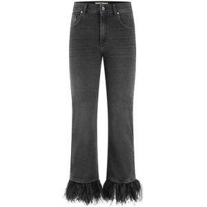 Riani, Dames, Jeans, Grijs, Maat: M Denim,