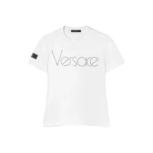 Versace T-Hemden , White , Dames , Maat: XS