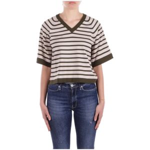 K-Way, Dames, Tops, Veelkleurig, Maat: S Katoen,