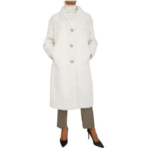 Kocca, Dames, Mantels, Wit, Maat: L Poliester,