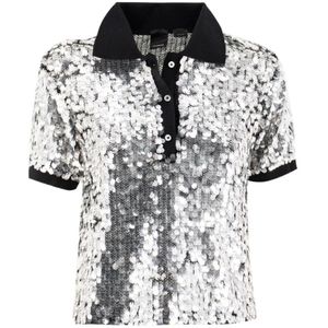 Pinko, Dames, Tops, Grijs, Maat: XS