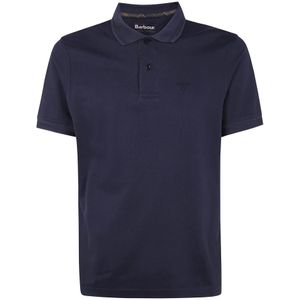 Barbour, Heren, Tops, Blauw, Maat: S