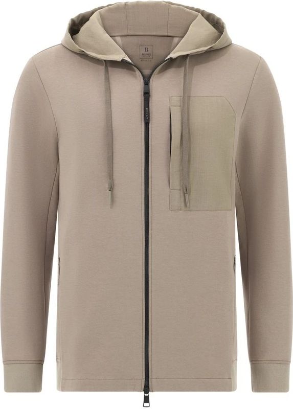 Boggi Milano - B Tech Katoenmix Scuba Hoodie - Beige - Heren