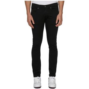 Dondup, Heren, Jeans, Zwart, Maat: W29 Katoen,