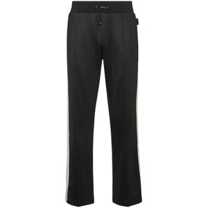 Philipp Plein, Heren, Broeken, Zwart, Maat: 3XL Katoen,
