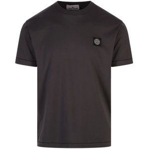 Stone Island, Heren, Tops, Grijs, Maat: M Katoen,