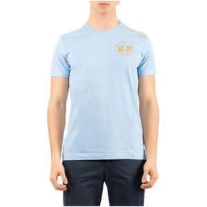 La Martina, Heren, Tops, Blauw, Maat: L