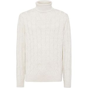 Boggi Milano, Heren, Truien, Wit, Maat: M Wol,