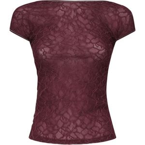 Pinko, Dames, Blouses & Shirts, Bruin, Maat: L Polyamide,