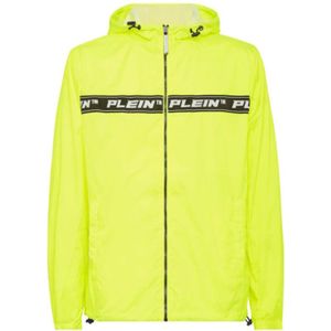 Philipp Plein, Heren, Jassen, Geel, Maat: 2XL Nylon,