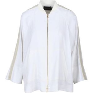 Lorena Antoniazzi, Dames, Jassen, Wit, Maat: XS Linnen,