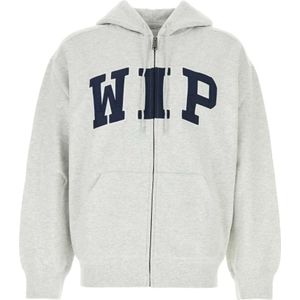Carhartt Wip, Heren, Sweatshirts & Hoodies, Grijs, Maat: L Katoen,