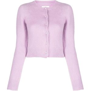 Maison Margiela, Dames, Truien, Paars, Maat: XS