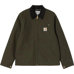Carhartt Wip, Heren, Jassen, Groen, Maat: XS Katoen,