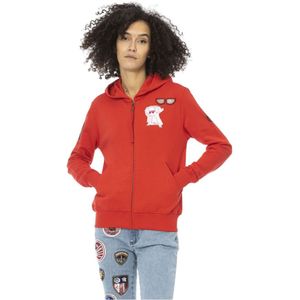 Mr&Mrs Italy, Dames, Sweatshirts & Hoodies, Rood, Maat: XS