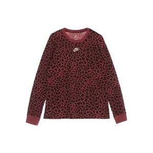 Nike Futura Longsleeve T-shirt , Red , Dames , Maat: L