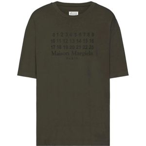 Maison Margiela, Heren, Tops, Groen, Maat: L Katoen,
