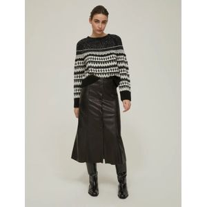 Pennyblack, Dames, Rokken, Zwart, Maat: 2XS Leer,