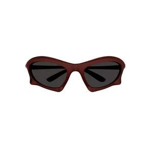 Balenciaga Rode zonnebril voor vrouwen , Red , Dames , Maat: 59 MM