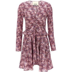 Isabel Marant, Dames, Jurken, Veelkleurig, Maat: 2XS