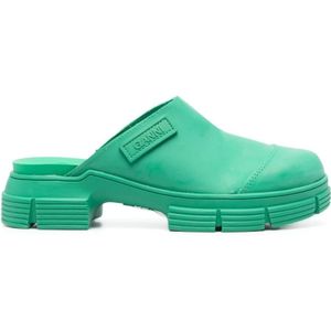 Ganni, Dames, Schoenen, Groen, Maat: 37 EU