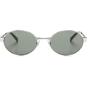 Saint Laurent, Dames, Accessoires, Grijs, Maat: ONE Size Nylon,