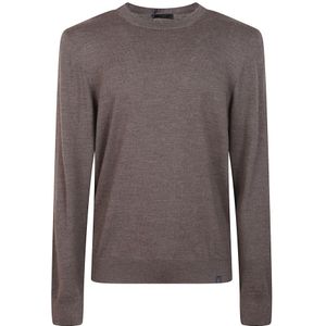 Fay, Heren, Truien, Bruin, Maat: 2XL Wol,