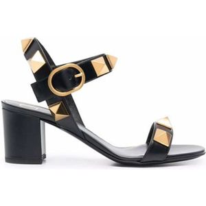 Valentino Garavani, Dames, Schoenen, Zwart, Maat: 35 1/2 EU Leer,