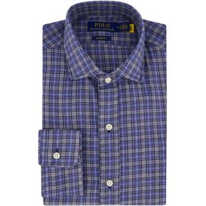 Polo Ralph Lauren - Custom Fit - Casual Overhemd - Blauw - Katoen - Geruit