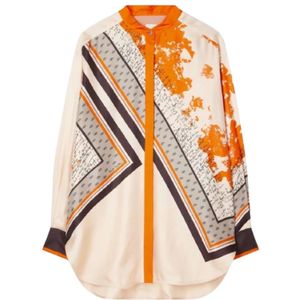 Paul Smith, Dames, Blouses & Shirts, Veelkleurig, Maat: XS Zijde,