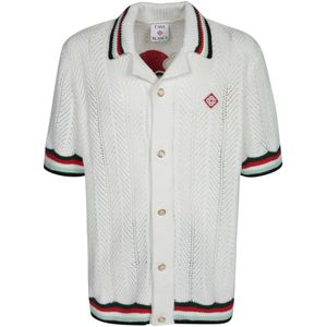 Casablanca, Heren, Truien, Wit, Maat: S Katoen,