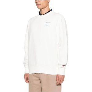 MC2 Saint Barth, Heren, Sweatshirts & Hoodies, Wit, Maat: S Katoen,