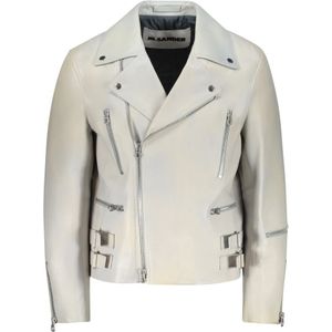 Jil Sander, Heren, Jassen, Grijs, Maat: 2XL Katoen,